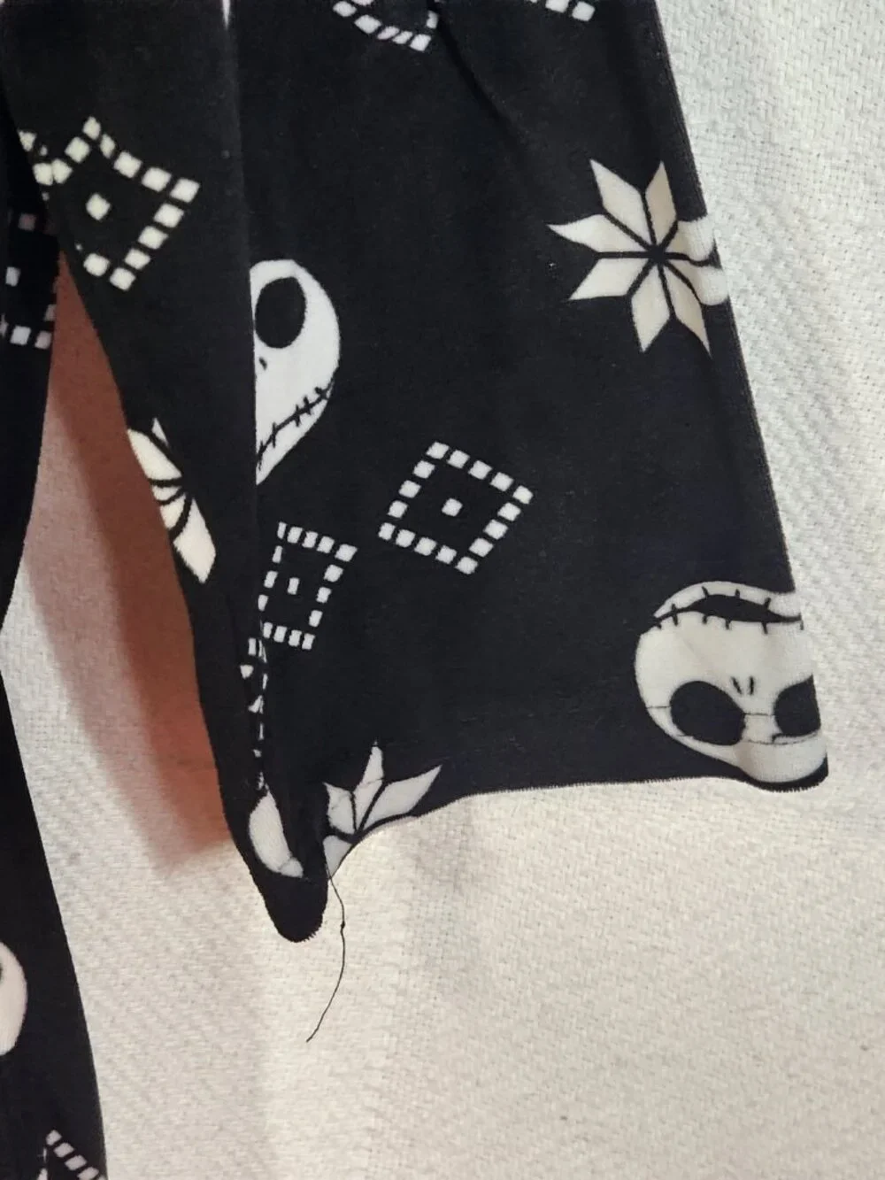 Disney Nightmare Before Christmas Black Soot Poly 2pc Pajama Set Size 3X 22W-24W - Picture 9 of 16